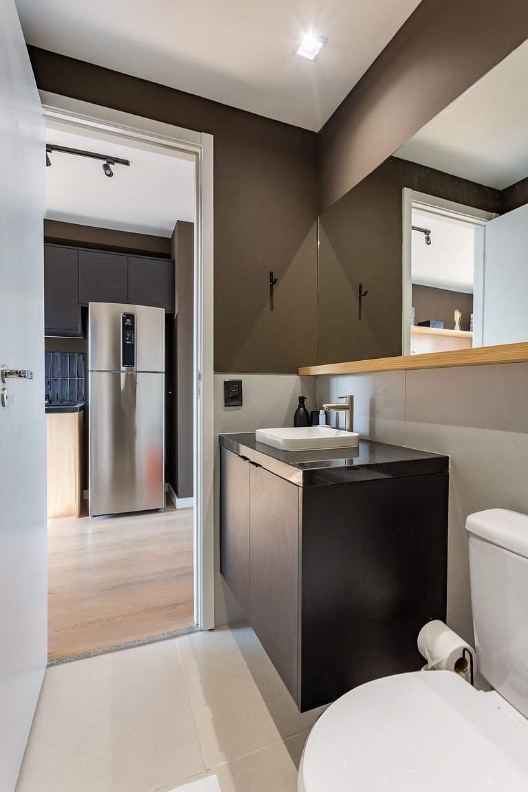 Nhambiquaras | Apto 35m² | Gym, Piscina & Cowork