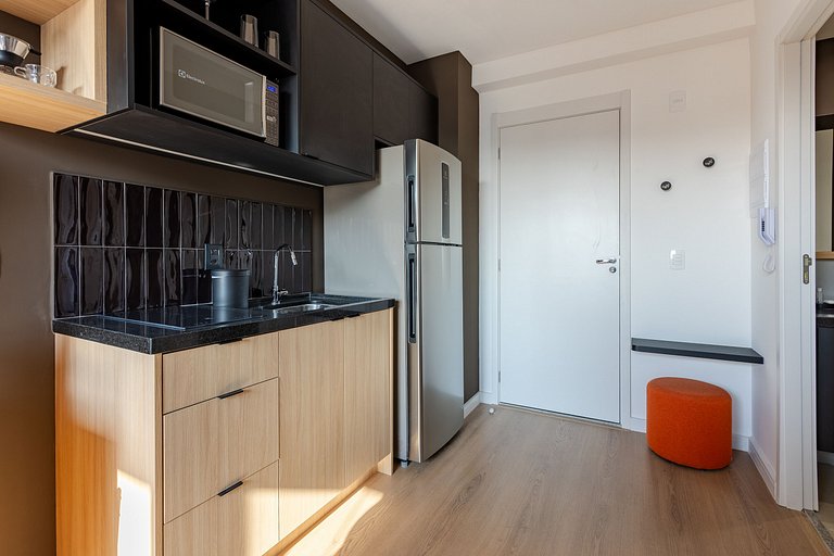Nhambiquaras | Apto 35m² | Gym, Piscina & Cowork