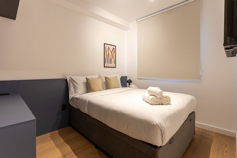 Nhambiquaras | Apto 35m² | Gym, Piscina & Cowork