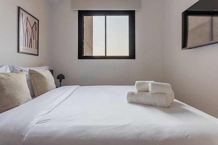 Nhambiquaras | Apto 35m² | Gym, Piscina & Cowork