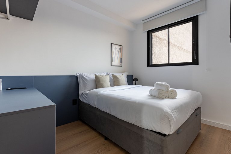 Nhambiquaras | Apto 35m² | Gym, Piscina & Cowork