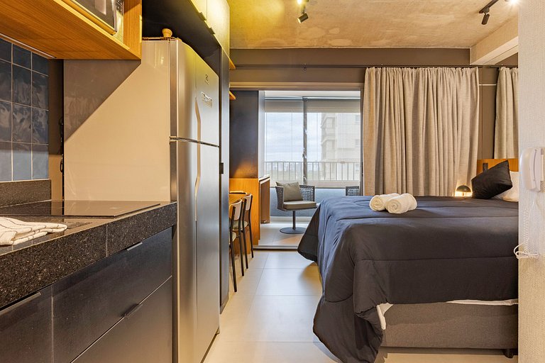 Studio On Augusta | Academia, Market, Portaria 24h