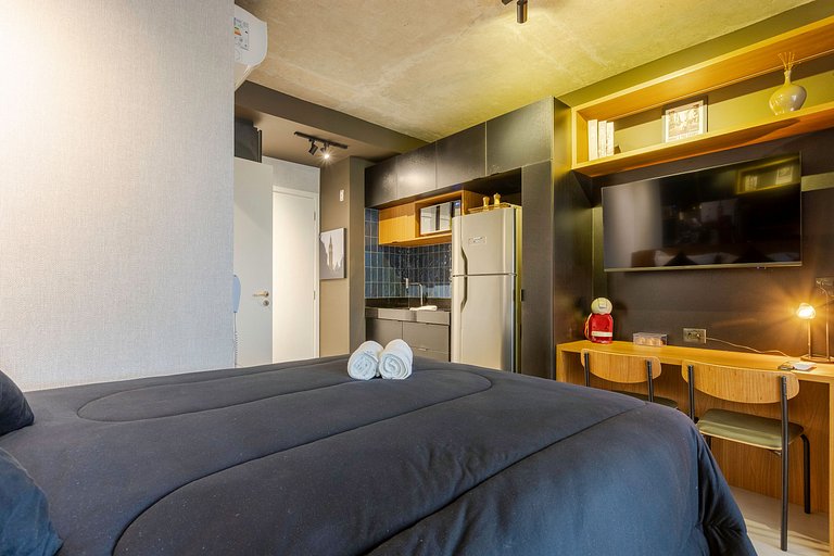 Studio On Augusta | Academia, Market, Portaria 24h