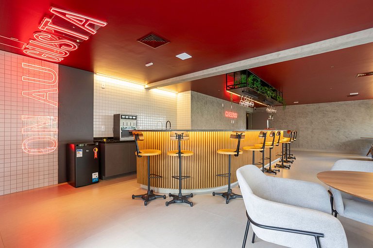 Studio On Augusta | Academia, Market, Portaria 24h