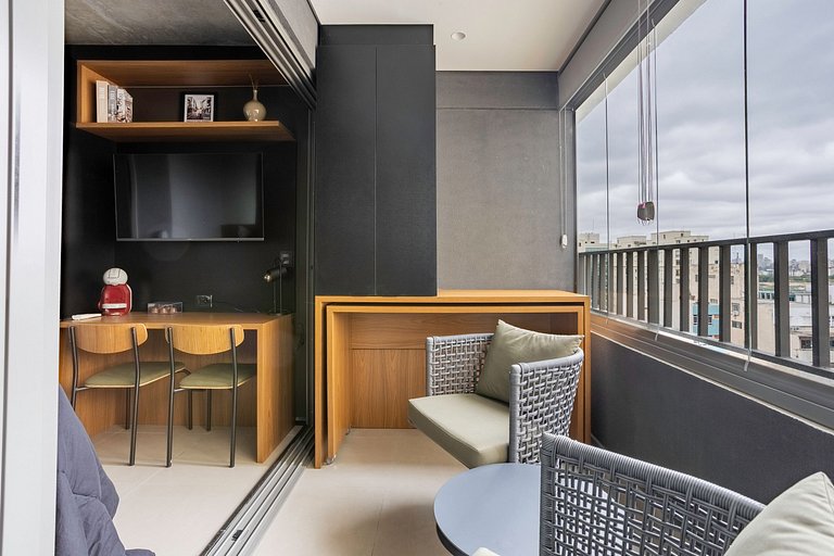 Studio On Augusta | Academia, Market, Portaria 24h