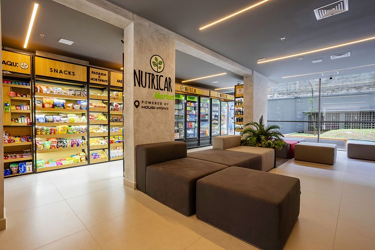 Studio On Augusta | Academia, Market, Portaria 24h