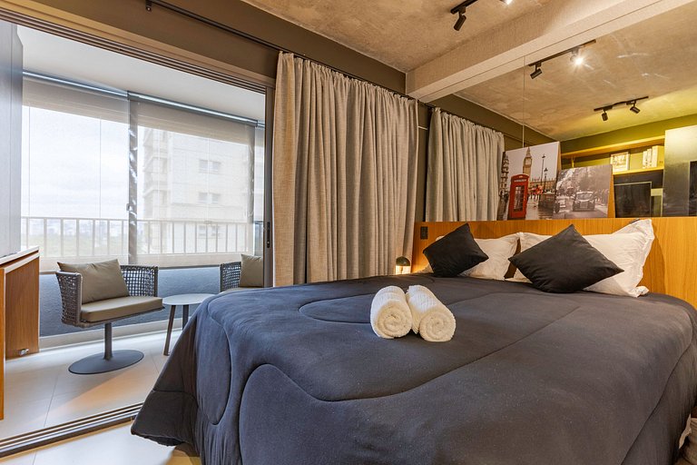 Studio On Augusta | Academia, Market, Portaria 24h