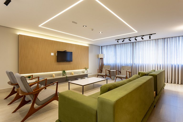 Handy Paraíso | Gym, Piscina, Cowork, Portaria 24h