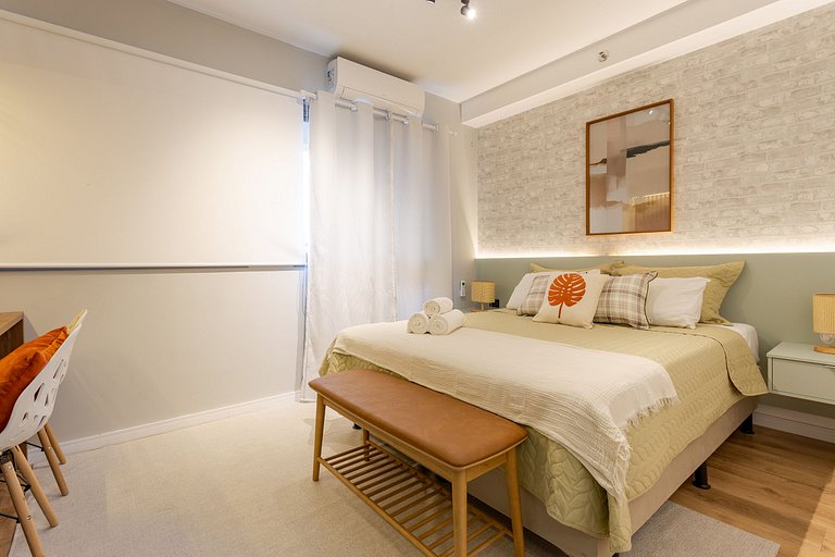 Studio Brooklin | Piscina Rooftop e Academia