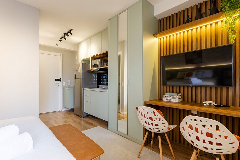 Studio Brooklin | Piscina Rooftop e Academia