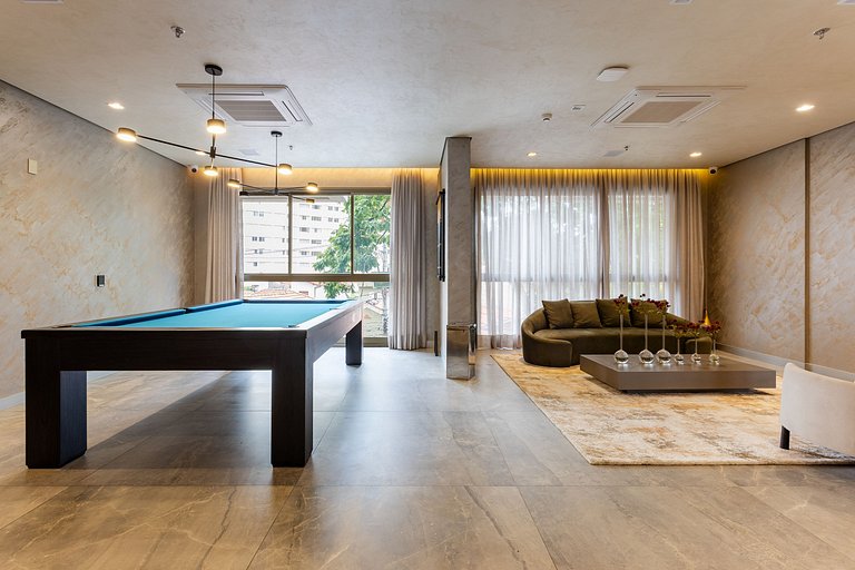 Studio Brooklin | Piscina Rooftop e Academia
