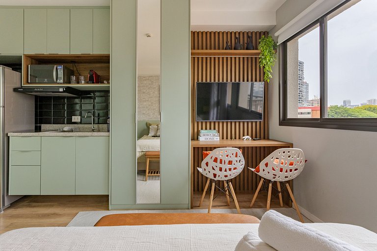Studio Brooklin | Piscina Rooftop e Academia