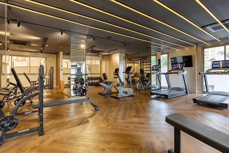 Studio Brooklin | Piscina Rooftop e Academia