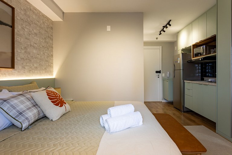Studio Brooklin | Piscina Rooftop e Academia
