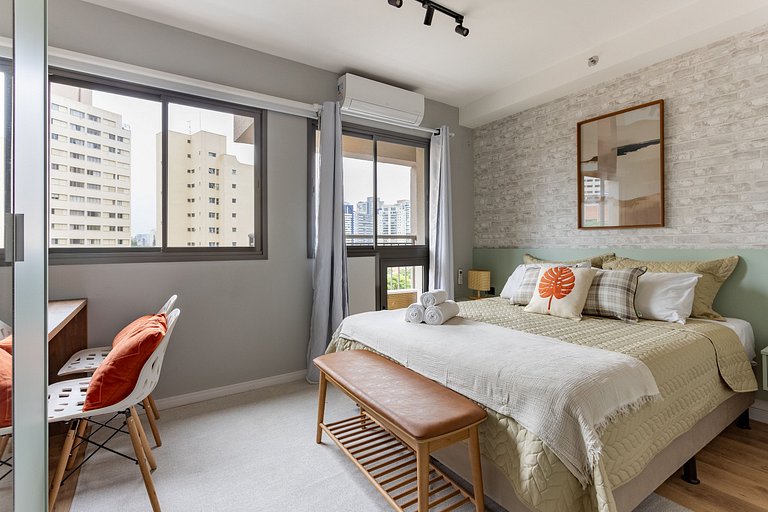 Studio Brooklin | Piscina Rooftop e Academia