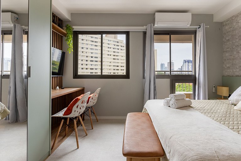 Studio Brooklin | Piscina Rooftop e Academia