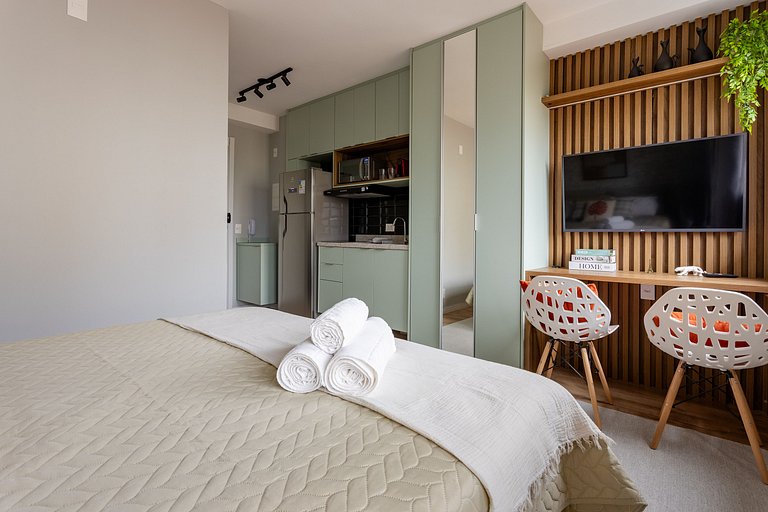 Studio Brooklin | Piscina Rooftop e Academia