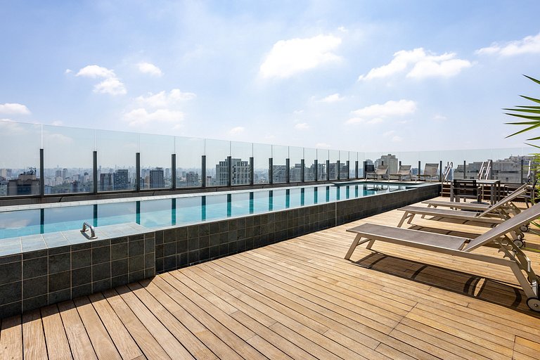 Studio You Vila Mariana | Piscina Rooftop