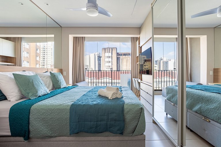 Studio You Vila Mariana | Piscina Rooftop