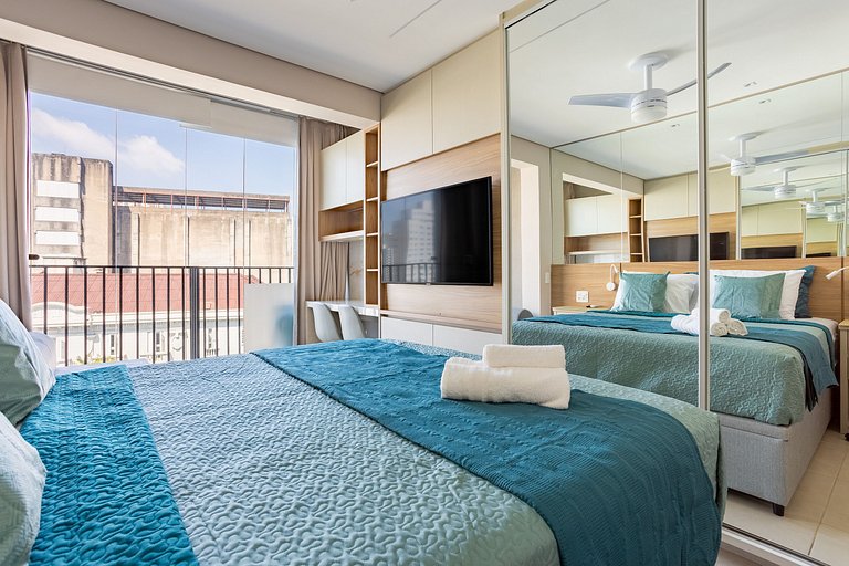 Studio You Vila Mariana | Piscina Rooftop