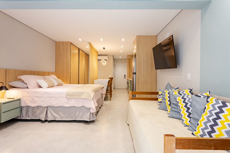 Ascent Paulista 50m² | Apto Garden Gourmet