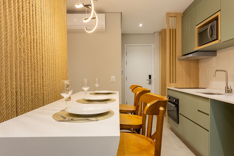 Ascent Paulista 50m² | Apto Garden Gourmet