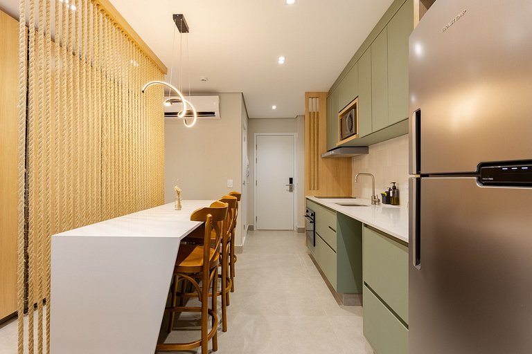 Ascent Paulista 50m² | Apto Garden Gourmet