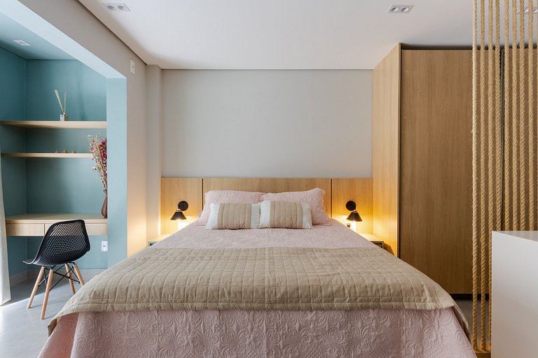 Ascent Paulista 50m² | Apto Garden Gourmet