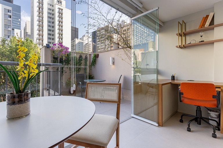 Ascent Paulista | 40 m² | Stúdio Elegance