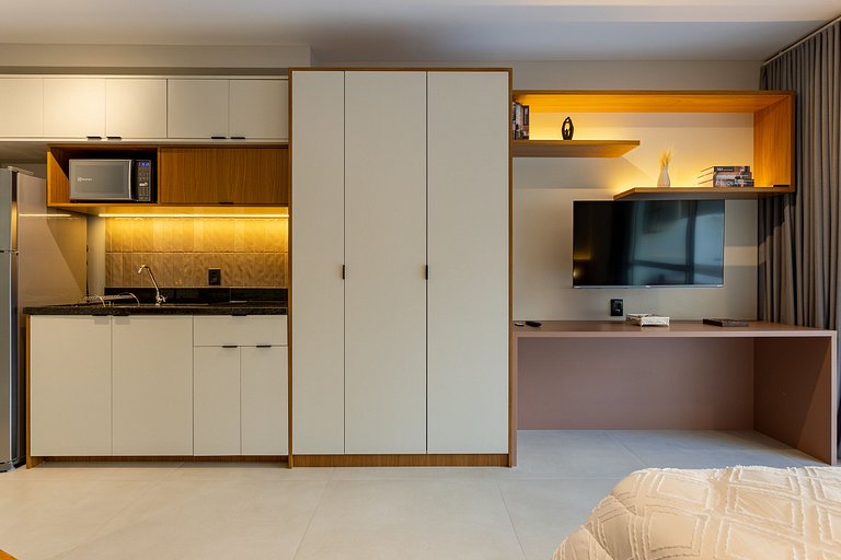 Ascent Paulista | 40 m² | Stúdio Elegance