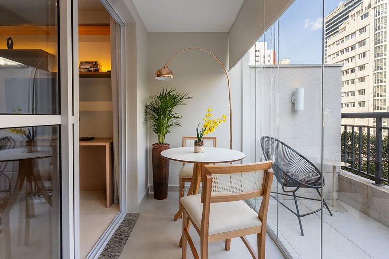 Ascent Paulista | 40 m² | Stúdio Elegance
