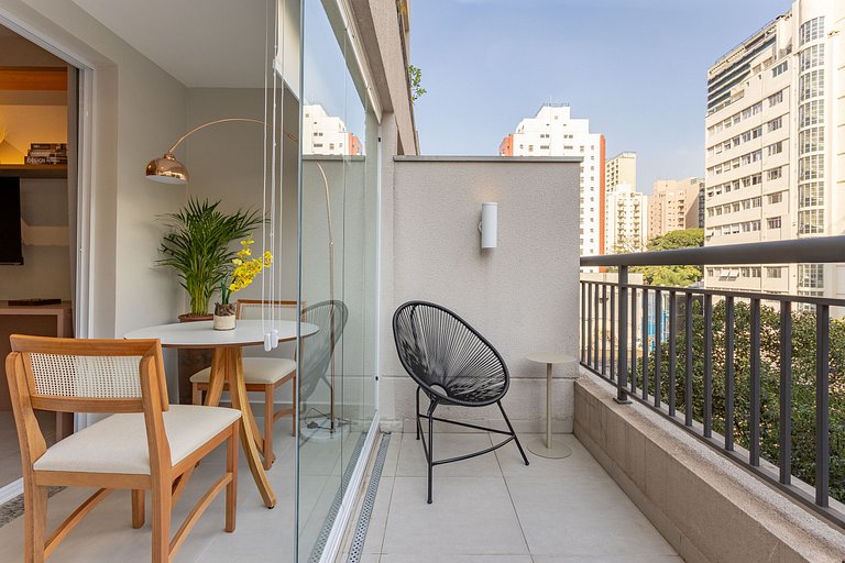 Ascent Paulista | 40 m² | Stúdio Elegance