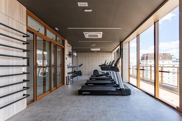 Estúdio Boutique | Academia e Piscina no terraç