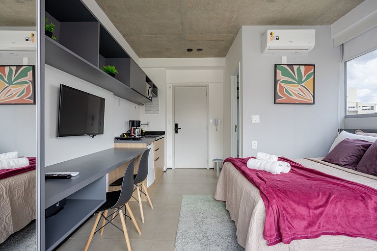 Studio On Lorena | Piscina, Gym e Portaria 24hr
