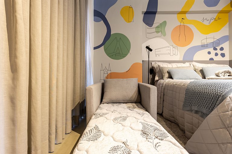 Studio On Lorena | Piscina, Gym e Portaria 24hrs