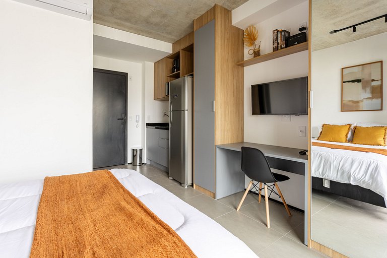 Studio On Florida | Gym e Portaria 24hrs
