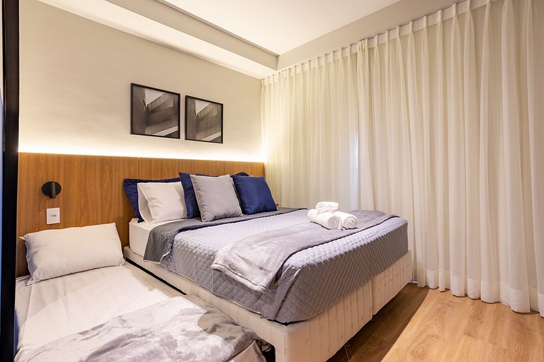Studio Zip Brooklin | Varanda & Lazer