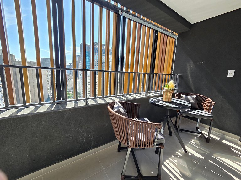 V3rso Jardins | 39 m² | Piscina, Academia e Vallet