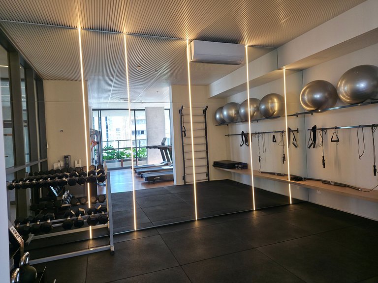 V3rso Jardins | 39 m² | Piscina, Academia e Vallet