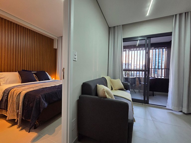 V3rso Jardins | 39 m² | Piscina, Academia e Vallet