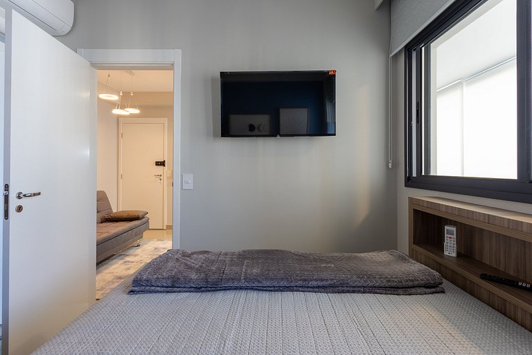 Nik Paulista | 42 m² | Piscina na cobertura e academia