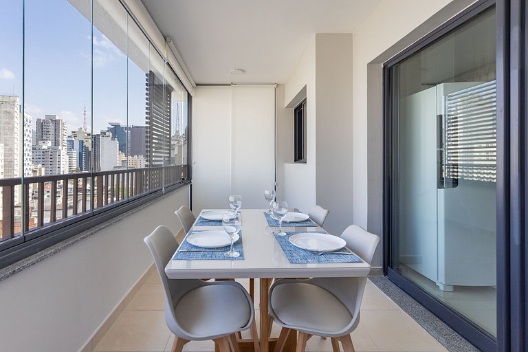 Nik Paulista | 42 m² | Piscina na cobertura e academia