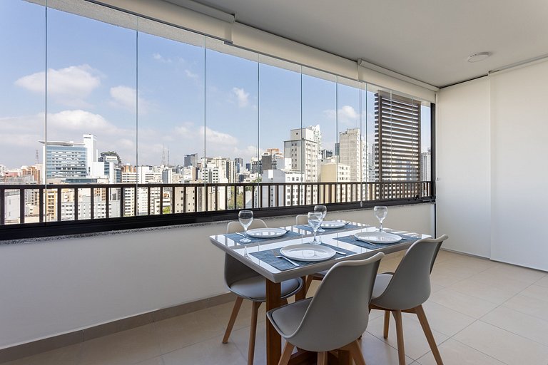 Nik Paulista | 42 m² | Piscina na cobertura e academia