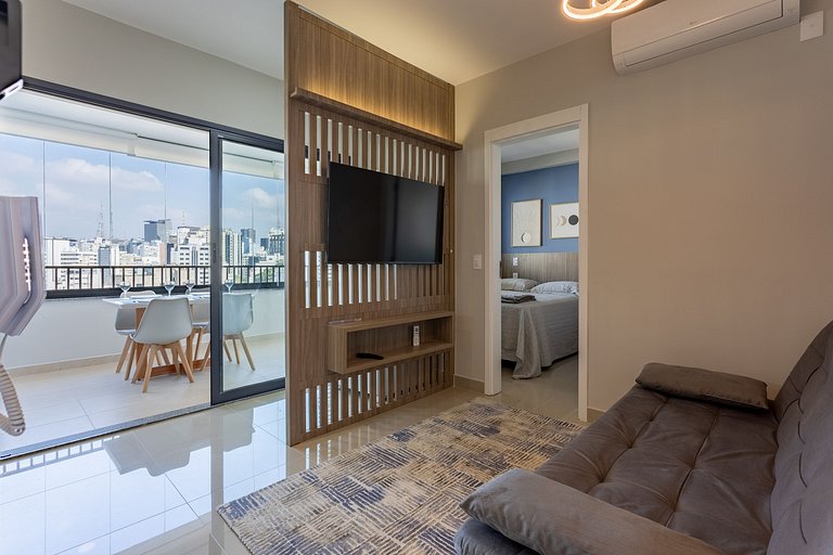 Nik Paulista | 42 m² | Piscina na cobertura e academia