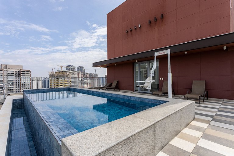 Apto Moderno | Varanda Gourmet | Piscina | Gym