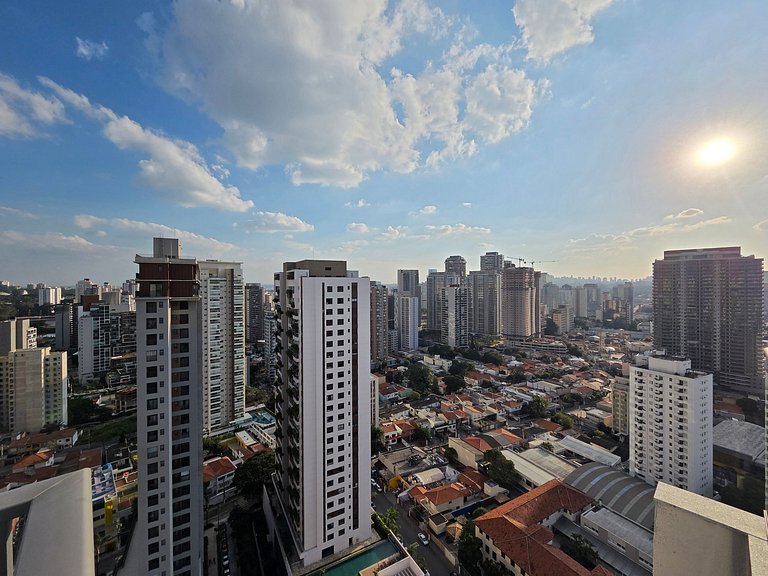 Level Brooklin | Varanda, Gym e Piscina Rooftop