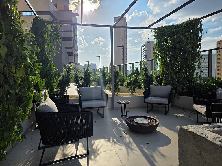 Level Brooklin | Varanda, Gym e Piscina Rooftop