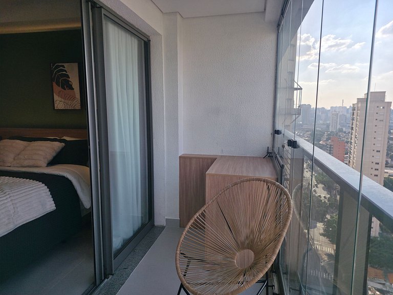 Level Brooklin | Varanda, Gym e Piscina Rooftop