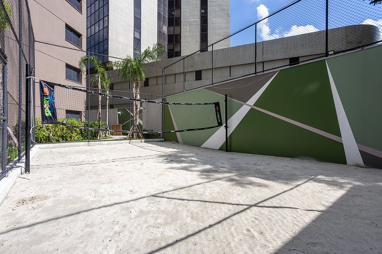Apartamento Pinheiros | Varanda, Academia, Piscina