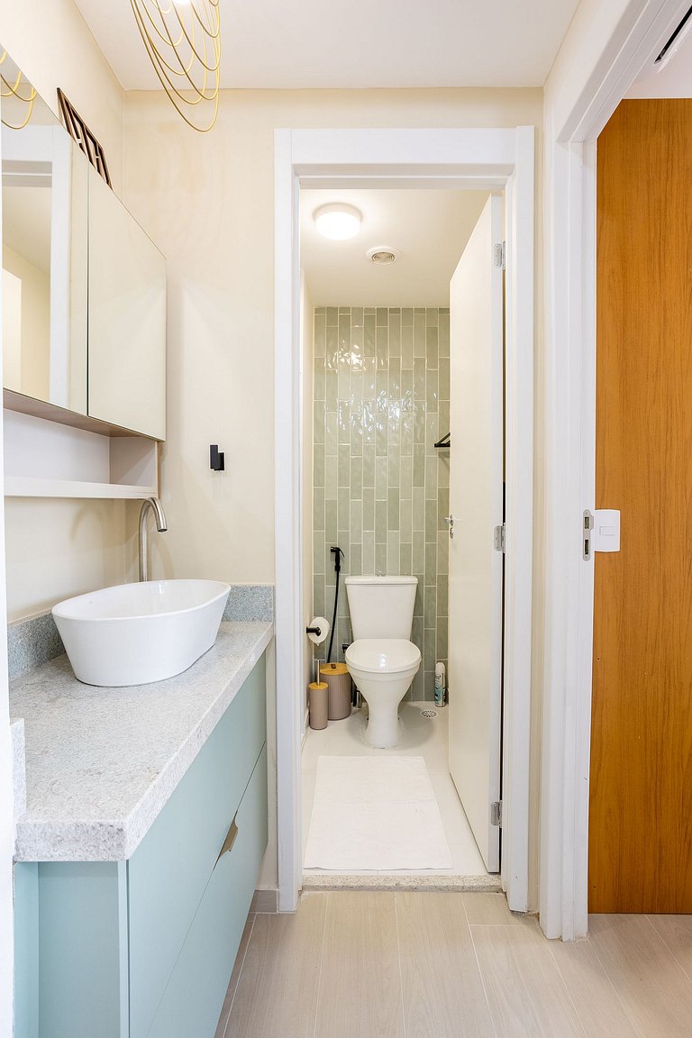 Apartamento Pinheiros | Varanda, Academia, Piscina